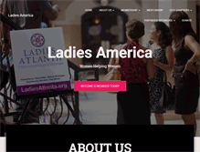 Tablet Screenshot of ladiesamerica.org